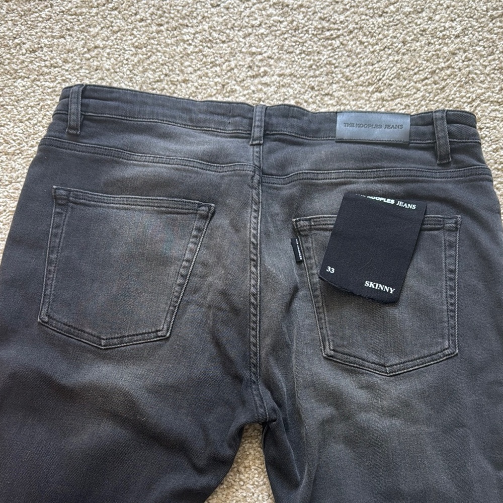 The Kooples Men's Gray Skinny Jeans